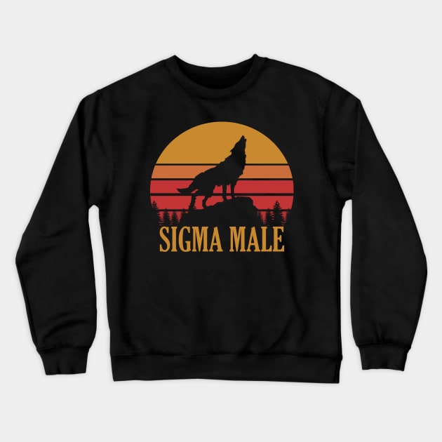 Sigma Male Vintage Crewneck Sweatshirt by giovanniiiii